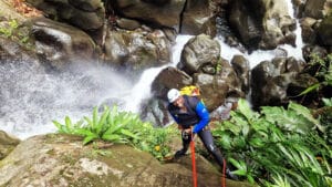 Sortie Canyoning sportif – Saint Claude Basse Terre - Rivière Noire, Cascades Vauchelet